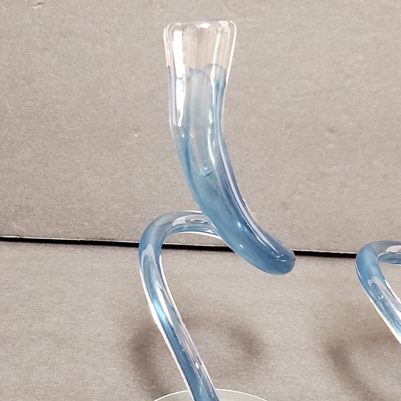 Hudson Glass Twist Candlestick - Picture 8 of 11